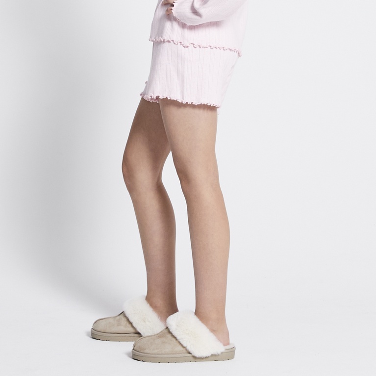 Pointelle shorts "Sibel" Pink